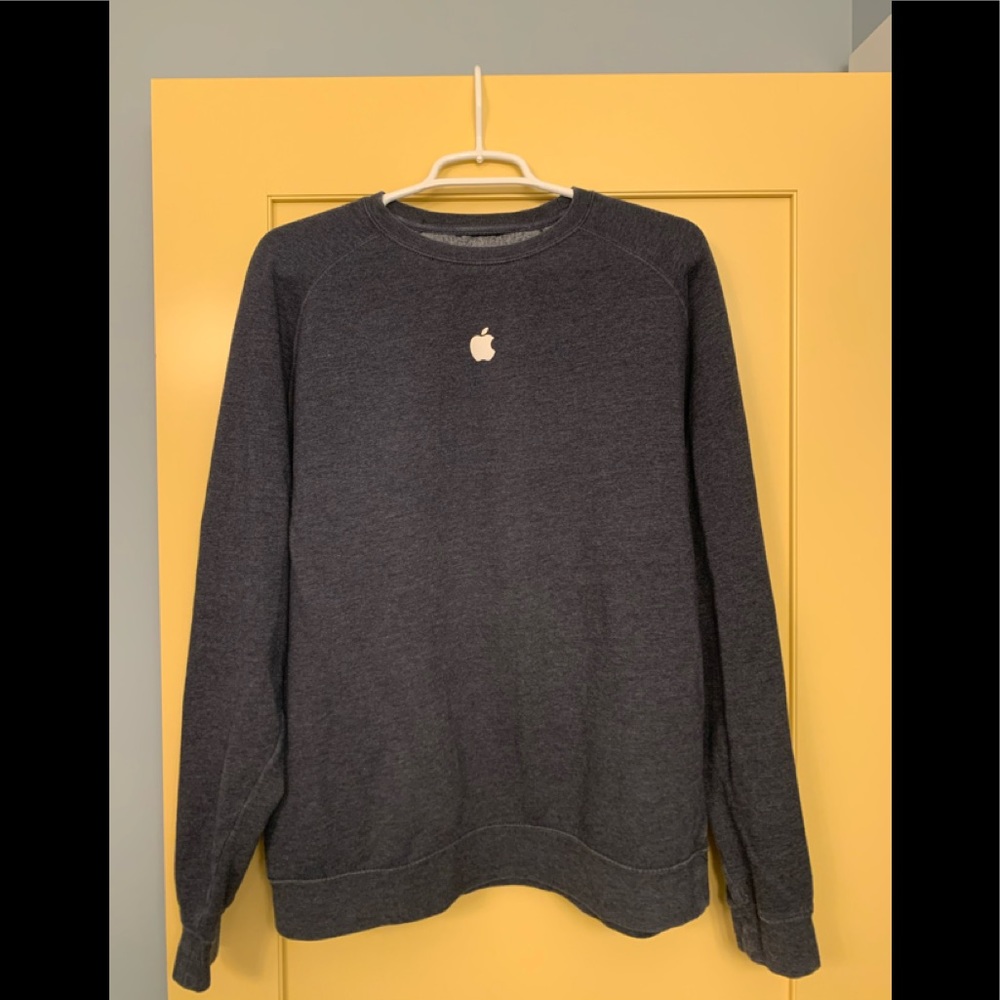 Apple Crewneck Grey Sweater